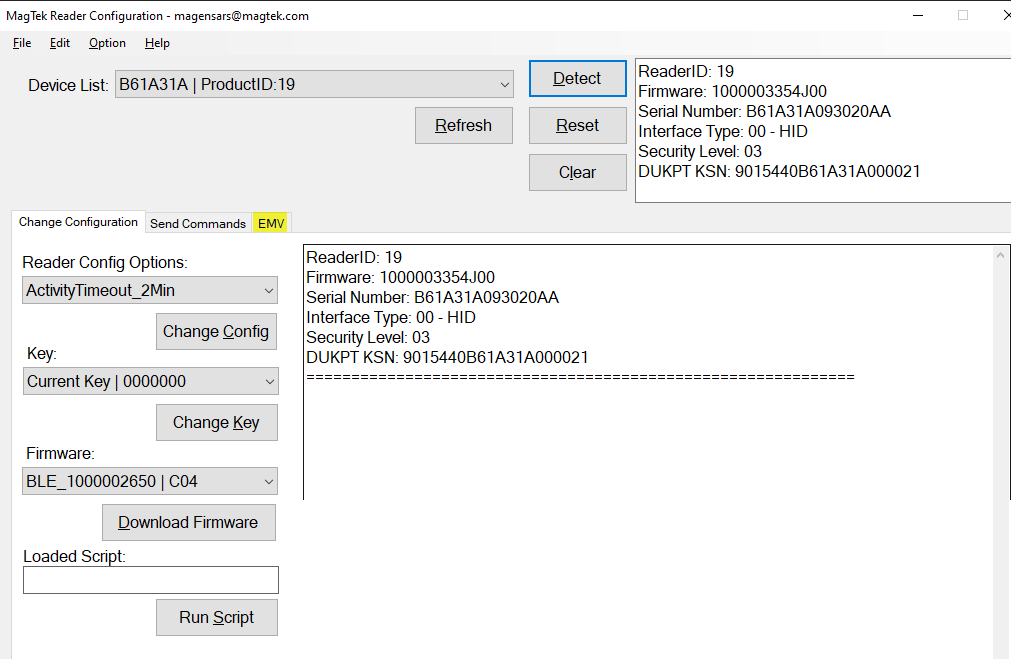 Select EMV