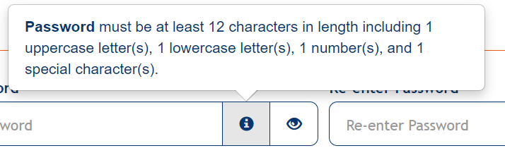 First-time user registration