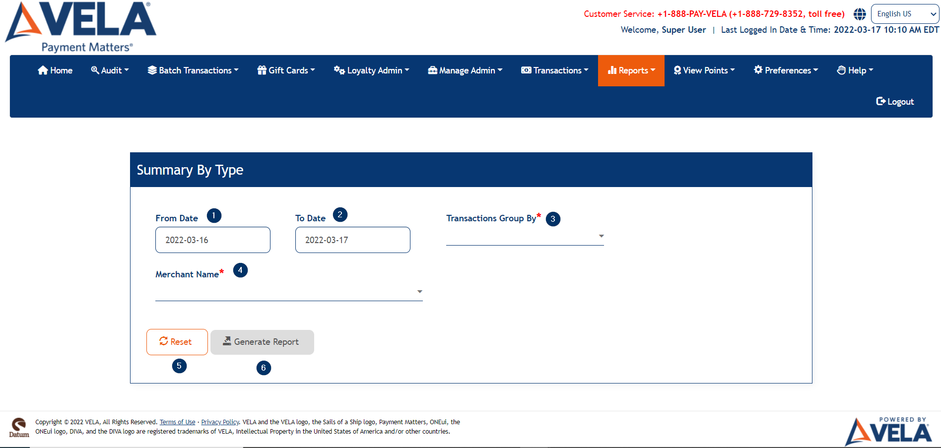 Transaction Summary