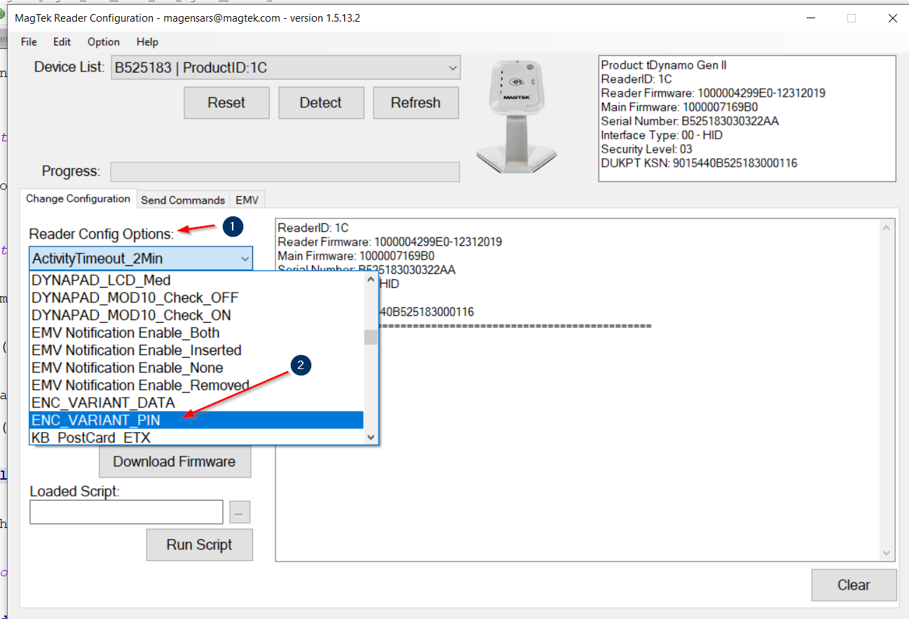 Select EMV