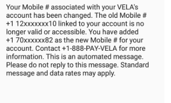 Mobile numebr Change